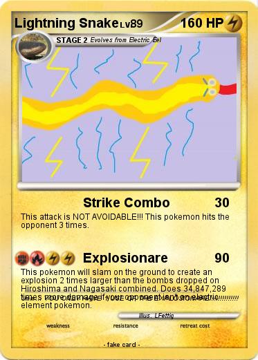 Pokemon Lightning Snake