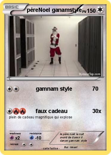Pokemon pèreNoel ganamstyle