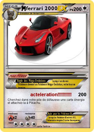 Pokemon ferrari 2000