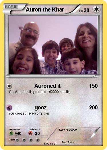 Pokemon Auron the Khar