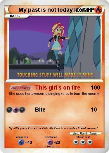 Pokemon My past is not today literal