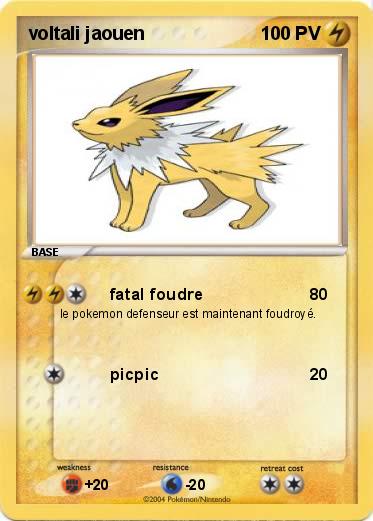 Pokemon voltali jaouen