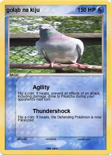 Pokemon gołąb na kiju