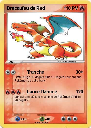 Pokemon Dracaufeu de Red