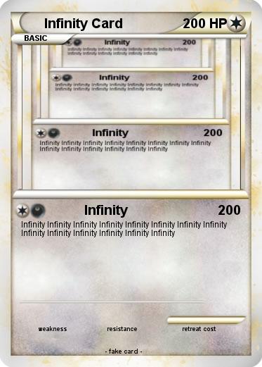 Pokemon Infinity Card