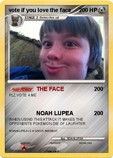 Pokemon vote if you love the face