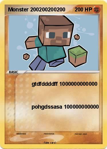 Pokemon Monster 200200200200
