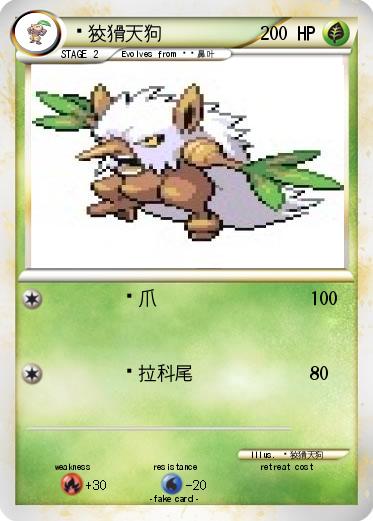 Pokemon 龙狡猾天狗