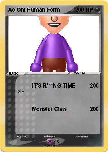 Pokemon Ao Oni Human Form