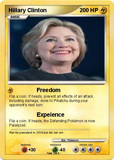 Pokemon Hillary Clinton