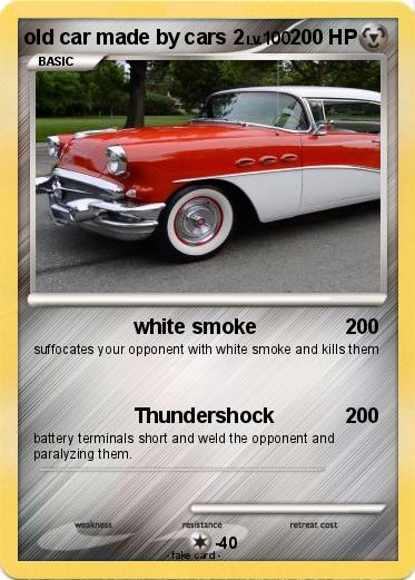 Pokemon old car made by cars 2