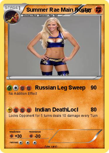 Pokemon Summer Rae Main Roster