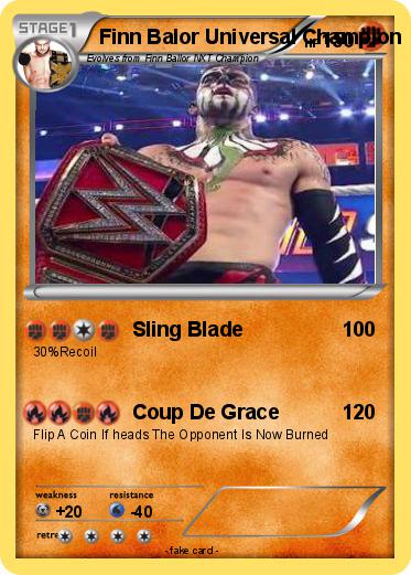 Pokemon Finn Balor Universal Champion