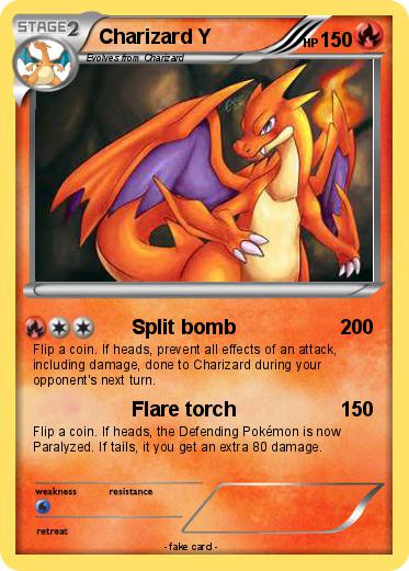Pokemon Charizard Y
