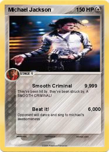 Pokemon Michael Jackson