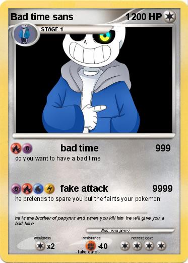 Pokemon Bad time sans                    1