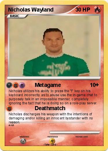 Pokemon Nicholas Wayland