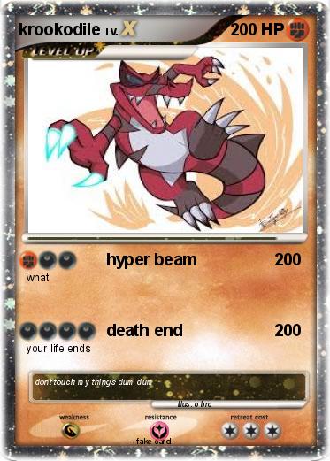 Pokemon krookodile