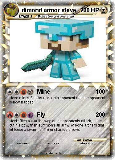 Pokemon dimond armor steve