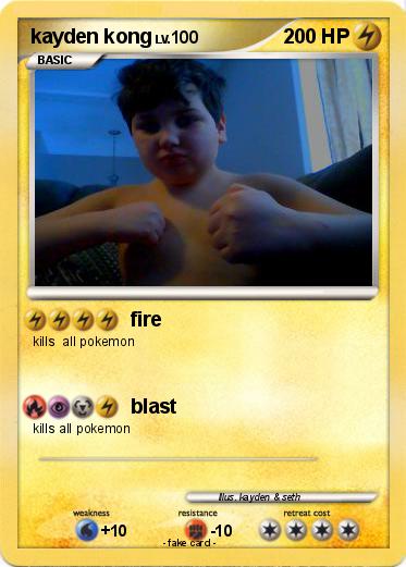 Pokemon kayden kong