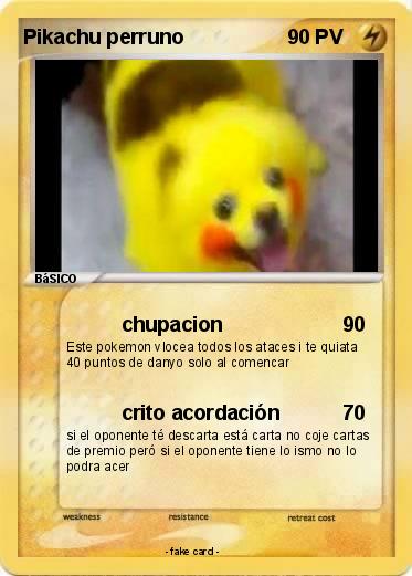 Pokemon Pikachu perruno
