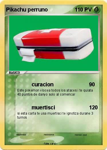 Pokemon Pikachu perruno