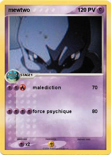 Pokemon mewtwo 