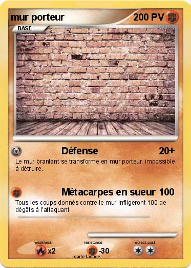 Pokemon mur porteur
