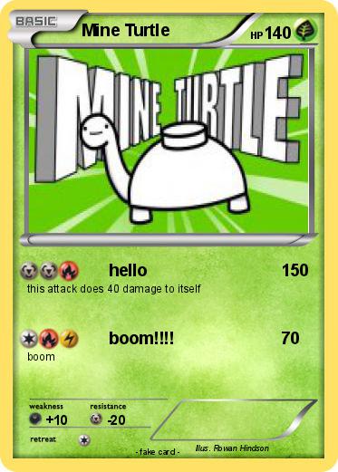 Pokemon Mine Turtle
