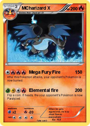 Pokemon MCharizard X