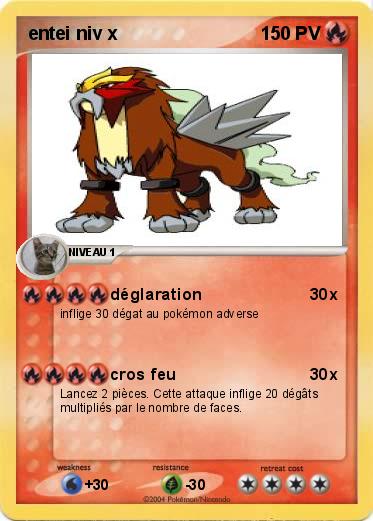 Pokemon entei niv x