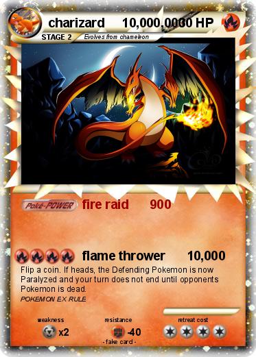 Pokemon charizard     10,000,000