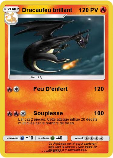 Pokemon Dracaufeu brillant
