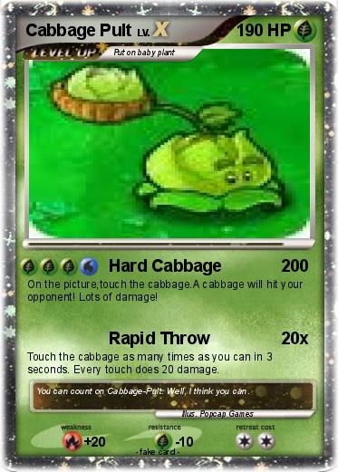 Pokemon Cabbage Pult