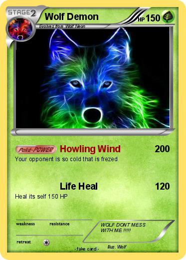 Pokemon Wolf Demon