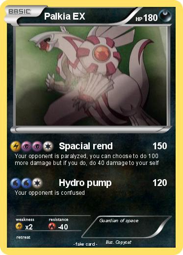 Pokemon Palkia EX