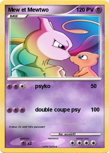 Pokemon Mew et Mewtwo