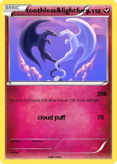 Pokemon toothless&lightfury