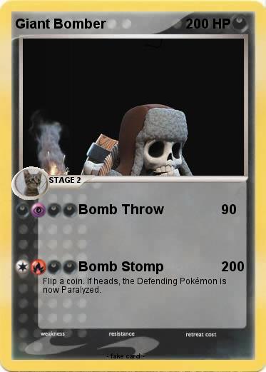 Pokemon Giant Bomber