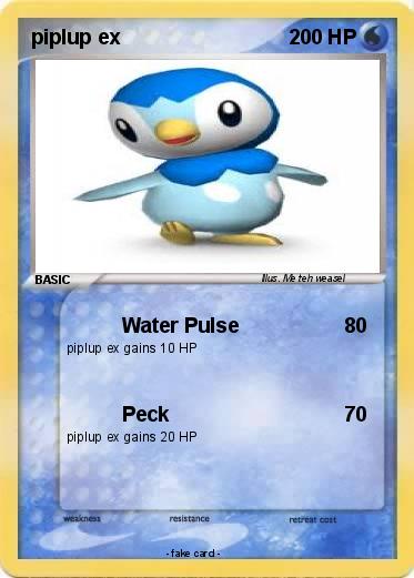 Pokemon piplup ex
