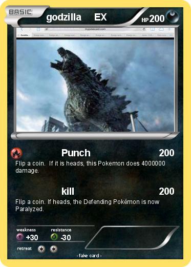 Pokemon godzilla     EX