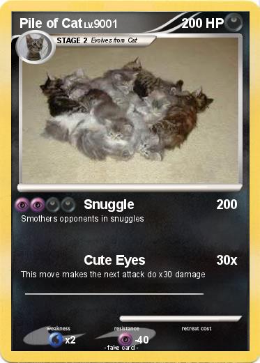 Pokemon Pile of Cat