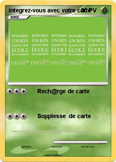 Pokemon integrez-vous avec votre carte