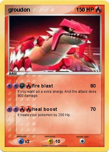 Pokemon groudon