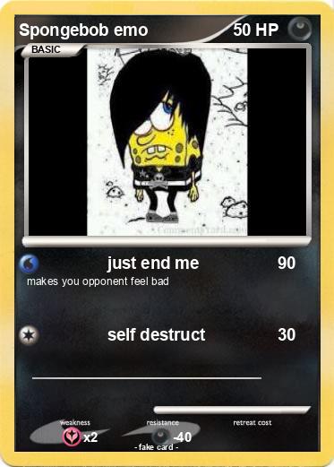 Pokemon Spongebob emo