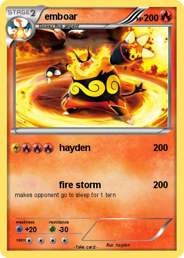 Pokemon emboar