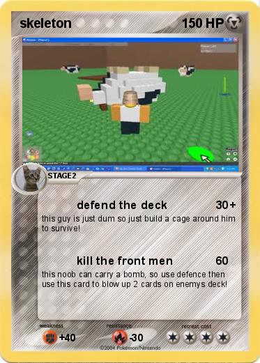 Pokemon skeleton