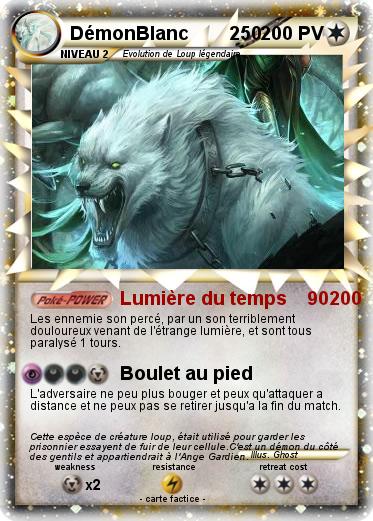 Pokemon DémonBlanc        250
