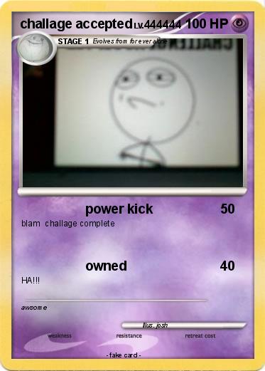 Pokemon challage accepted