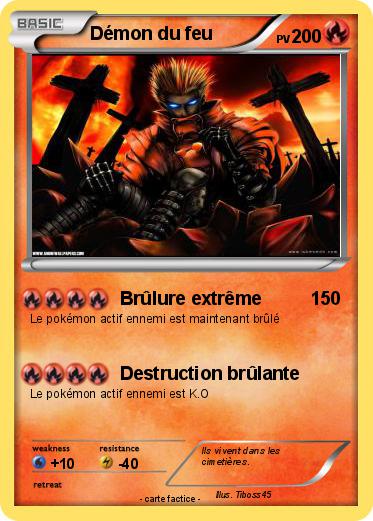 Pokemon Démon du feu